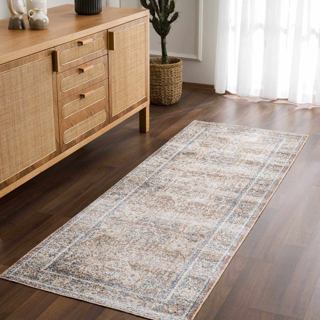 Arias Blue Flat Pile Washable Rug Rugs TriadCommerceInc