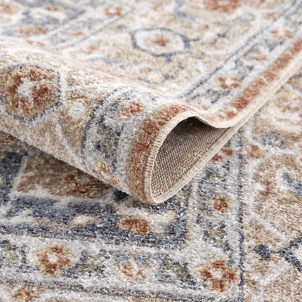 Gael Rust Flat Pile Washable Rug Rugs TriadCommerceInc