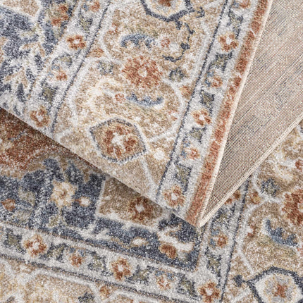Gael Rust Flat Pile Washable Rug Rugs TriadCommerceInc
