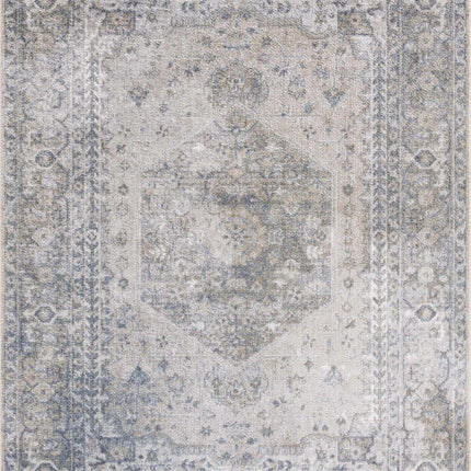 Gael Blue Flat Pile Washable Rug Rugs TriadCommerceInc