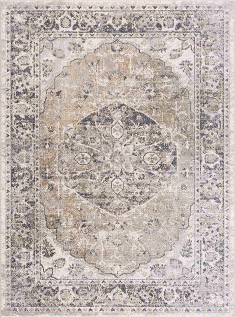 Rudo Beige Flat Pile Washable Rug Rugs TriadCommerceInc 7'10" x 10'2" Rectangle