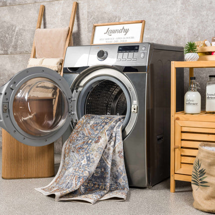Afya Flat Pile Washable Rug Rugs TriadCommerceInc
