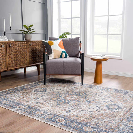 Ezri Flat Pile Washable Rug Rugs TriadCommerceInc