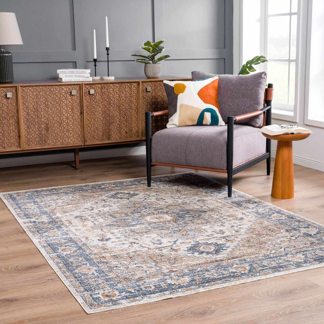 Ezri Flat Pile Washable Rug Rugs TriadCommerceInc