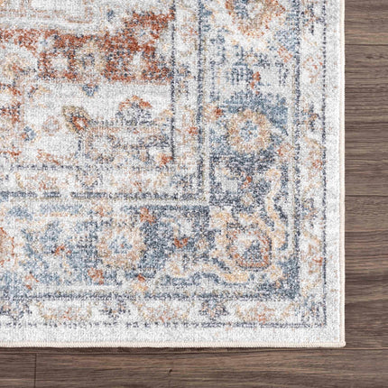 Neta Red & Blue Flat Pile Washable Rug Rugs TriadCommerceInc