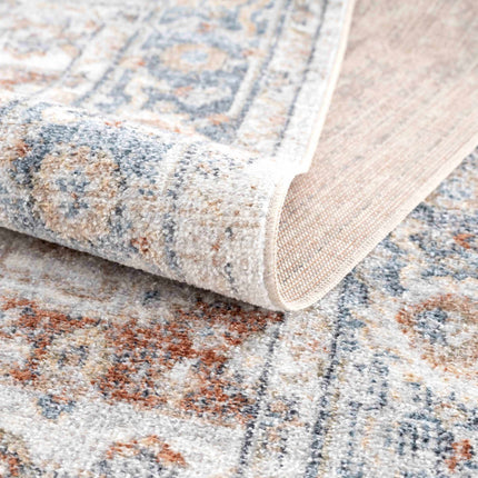 Neta Red & Blue Flat Pile Washable Rug Rugs TriadCommerceInc