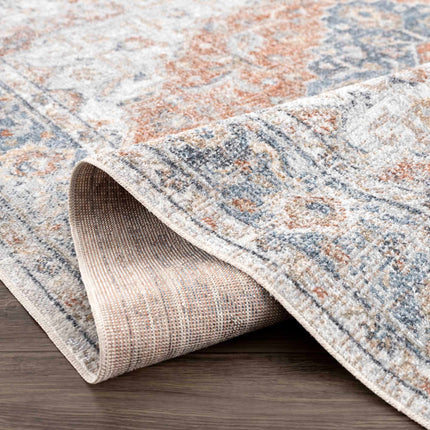 Neta Red & Blue Flat Pile Washable Rug Rugs TriadCommerceInc