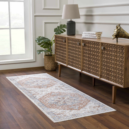 Neta Red & Blue Flat Pile Washable Rug Rugs TriadCommerceInc