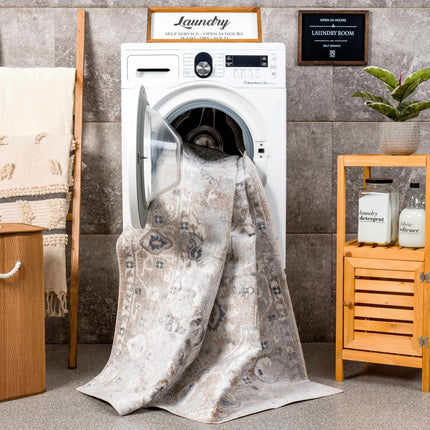 Dobry Flat Pile Washable Rug Rugs TriadCommerceInc