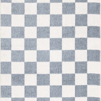 Brone Checkered Washable Area Rug Rugs TriadCommerceInc