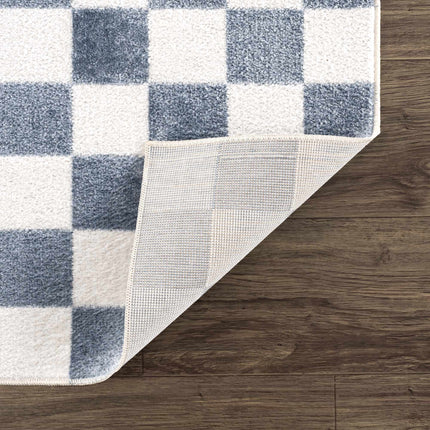 Brone Checkered Washable Area Rug Rugs TriadCommerceInc