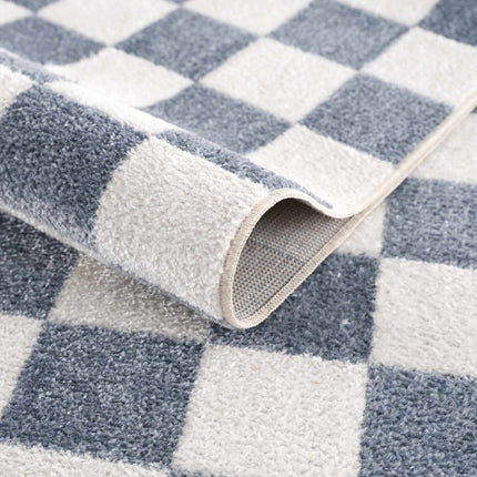 Brone Checkered Washable Area Rug Rugs TriadCommerceInc