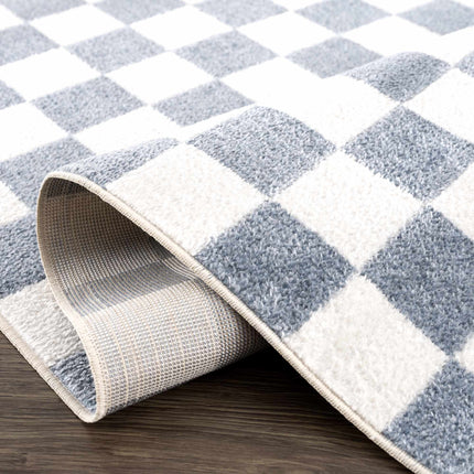 Brone Checkered Washable Area Rug Rugs TriadCommerceInc