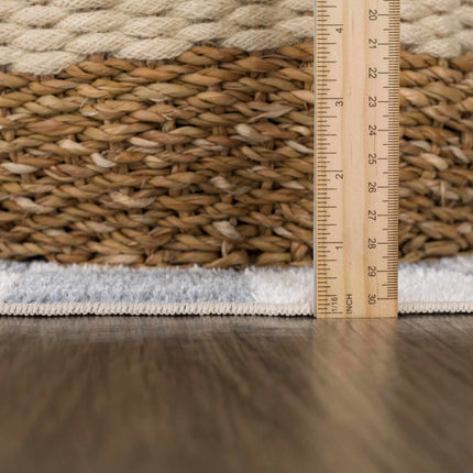 Brone Checkered Washable Area Rug Rugs TriadCommerceInc
