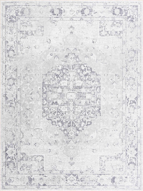 Akram Antrasit Flat Pile Washable Rug Rugs TriadCommerceInc