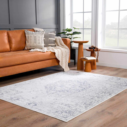 Akram Antrasit Flat Pile Washable Rug Rugs TriadCommerceInc