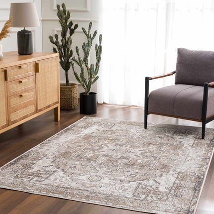 Hera Flat Pile Washable Rug Rugs TriadCommerceInc 5'3" x 7' Rectangle