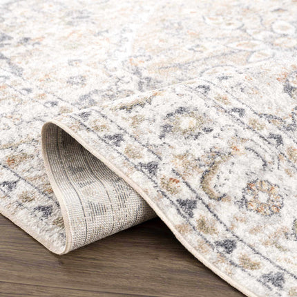 Hiti Cream Flat Pile Washable Rug Rugs TriadCommerceInc