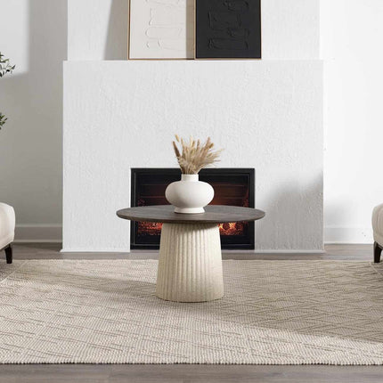 Ramsbury Beige Trellis Wool Rug Rugs TriadCommerceInc