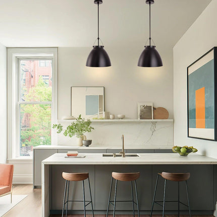 Modern 1-Light Metal Dimmable Pendant Light Fixture Home Decor > Lighting > Ceiling Lights > Pendant Lights TriadCommerceInc
