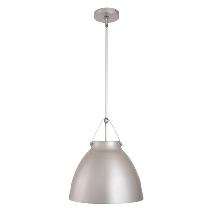Modern 1-Light Metal Dimmable Pendant Light Fixture Home Decor > Lighting > Ceiling Lights > Pendant Lights TriadCommerceInc Silver