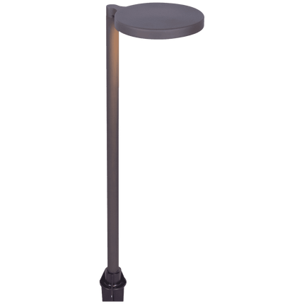Mid Century Brass LED Path Light 12V Outdoor Warm White Path Light TriadCommerceInc