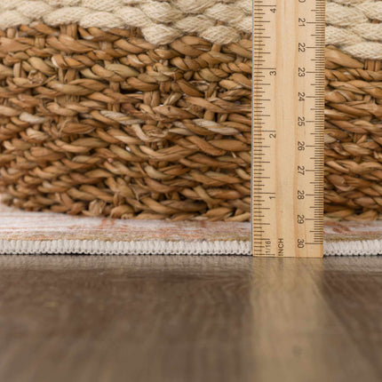 Kullar Orange Washable Area Rug Rugs TriadCommerceInc