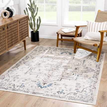 Cabacungan Cream Washable Area Rug - Clearance Rugs TriadCommerceInc