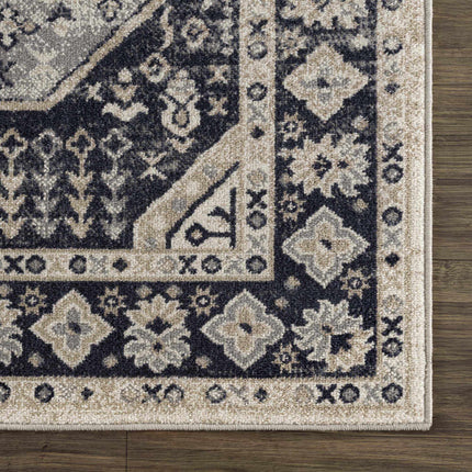 Cabacungan Cream & Gray Washable Area Rug Rugs TriadCommerceInc