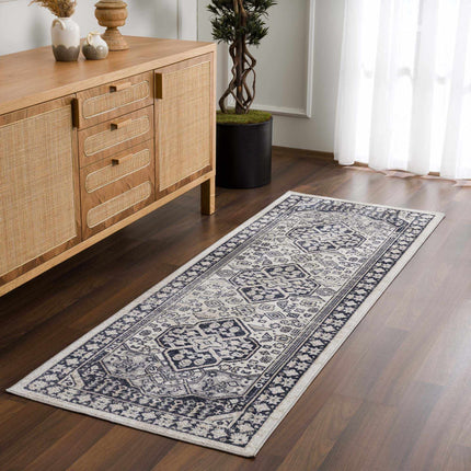 Cabacungan Cream & Gray Washable Area Rug Rugs TriadCommerceInc