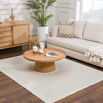 Bahar Cream Washable Area Rug Rugs TriadCommerceInc