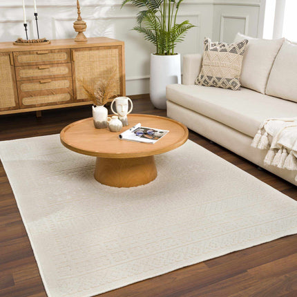 Bahar Cream Washable Area Rug Rugs TriadCommerceInc