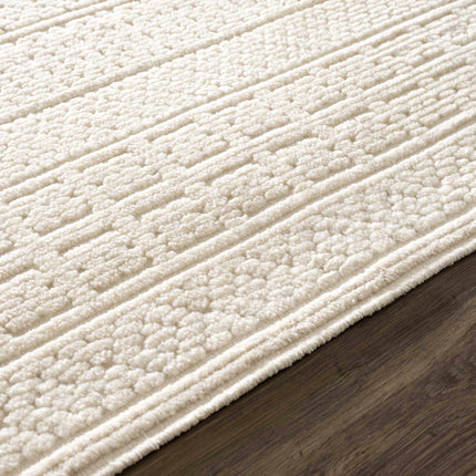 Bahar Cream Washable Area Rug Rugs TriadCommerceInc
