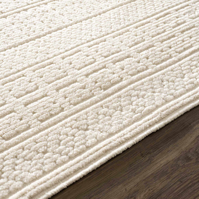 Bahar Cream Washable Area Rug Rugs TriadCommerceInc