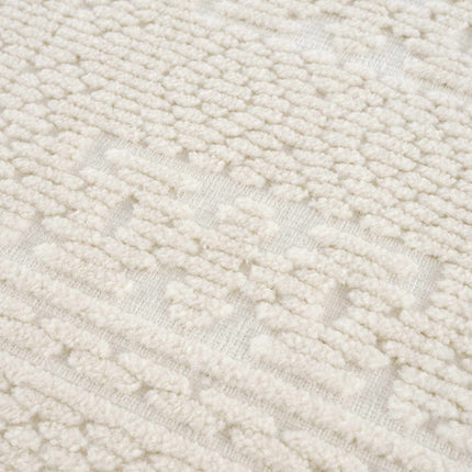 Bahar Cream Washable Area Rug Rugs TriadCommerceInc