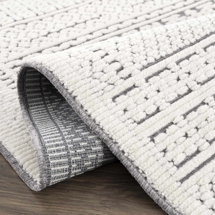 Bahar Cream & Gray Washable Area Rug - Limited Edition Rugs TriadCommerceInc