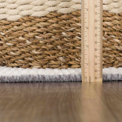 Bahar Cream & Gray Washable Area Rug - Limited Edition Rugs TriadCommerceInc
