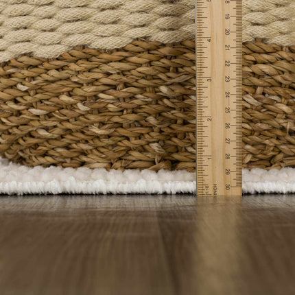Drago White Washable Area Rug Rugs TriadCommerceInc