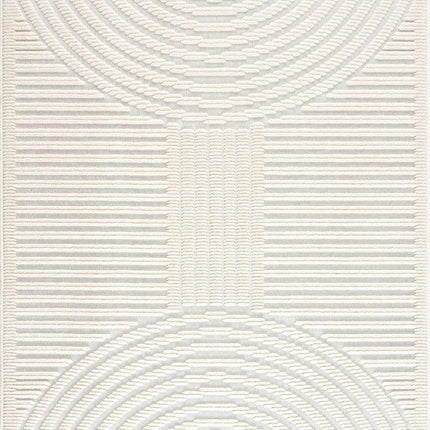 Deron White Washable Area Rug Rugs TriadCommerceInc