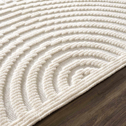 Deron White Washable Area Rug Rugs TriadCommerceInc