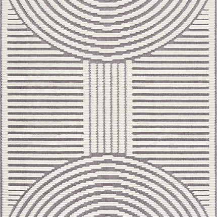 Deron Gray Rainbow Washable Rug Rugs TriadCommerceInc