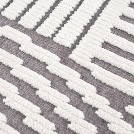 Deron Gray Rainbow Washable Rug Rugs TriadCommerceInc