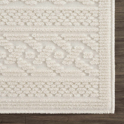 Fadey White 3D Washable Rug Rugs TriadCommerceInc