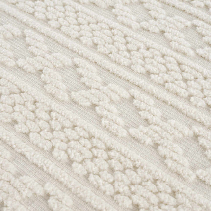 Fadey White 3D Washable Rug Rugs TriadCommerceInc