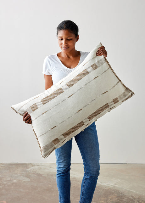 Fulcrum Patina Oversized Cotton Lumbar Pillow Pillows TriadCommerceInc