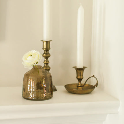 Bella Handblown Hammered Bud Vase Pots & Planters TriadCommerceInc