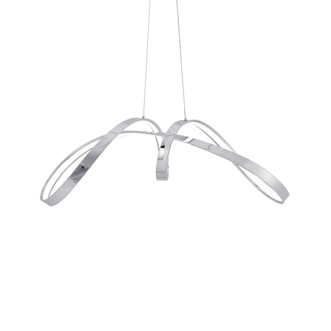 Lisbon LED Chandelier // Chrome Chandeliers TriadCommerceInc   