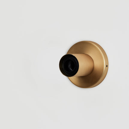 Lochan Outdoor Sconce in Brass + Voronoi I Home Decor > Lighting > Wall Lighting > Wall Sconces TriadCommerceInc