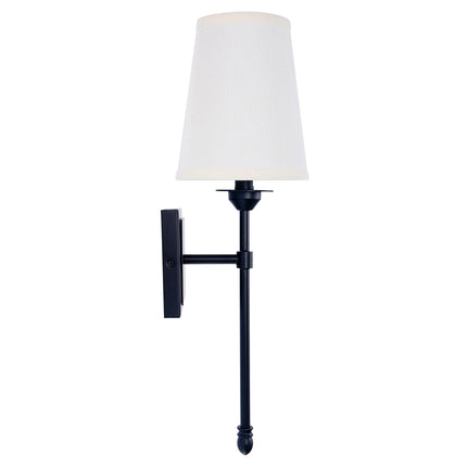 Manor Modern Traditional 1-Light Wall Sconce Light Fabric Shade Home Decor > Lighting > Wall Lighting > Wall Sconces TriadCommerceInc