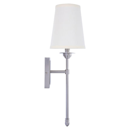 Manor Modern Traditional 1-Light Wall Sconce Light Fabric Shade Home Decor > Lighting > Wall Lighting > Wall Sconces TriadCommerceInc
